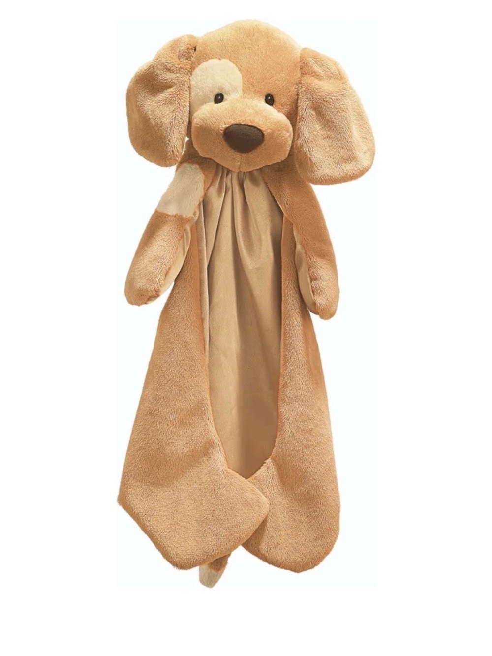 GUND Baby Spunky The Dog Huggybuddy Stuffed Animal Built-In Baby Blanket 15” NWT